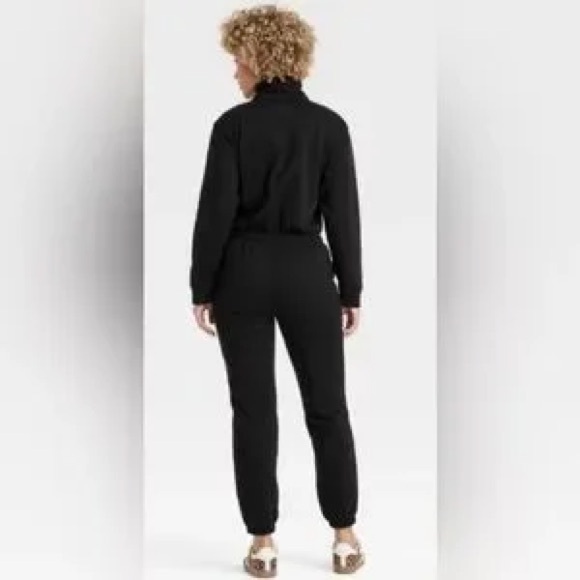NWT Universal Thread Leisure Studio Long Sleeve Fleece Jumpsuit Size M - Picture 2 of 7